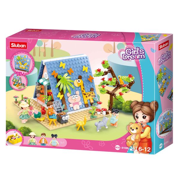Sluban Building Set: Girls Dream Camp - 341 Pieces
