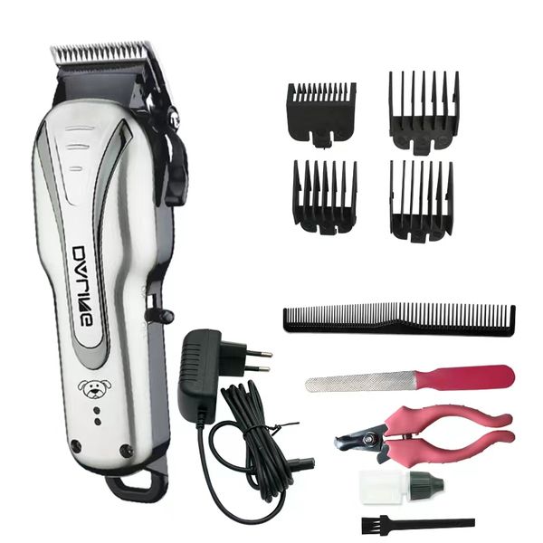 DALING 8 IN 1Pets Hair Trimmer Clipper Rechargeable