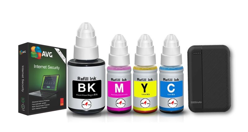 Canon Ink Refill Gi-490/490/G490 (Bk,Y,C,M) Refi image