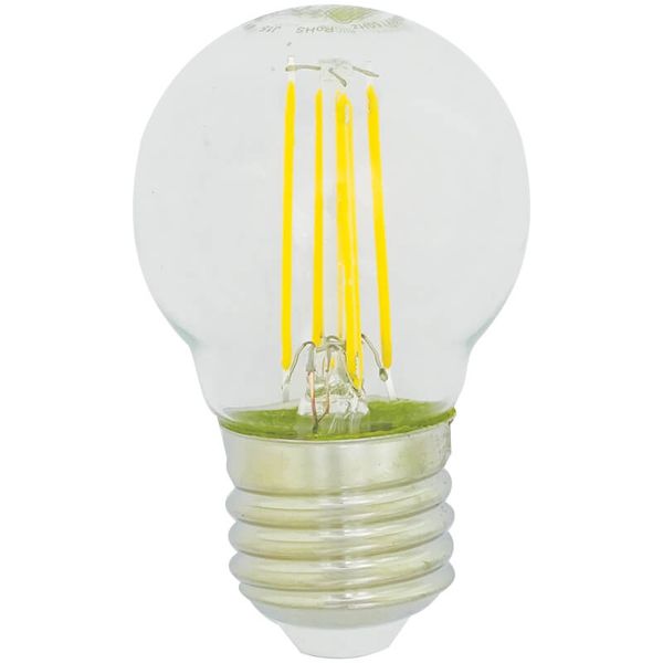 Major Tech - LFG45E27-4W Filament Golfball Lamp 4W LED (Pack of 5)