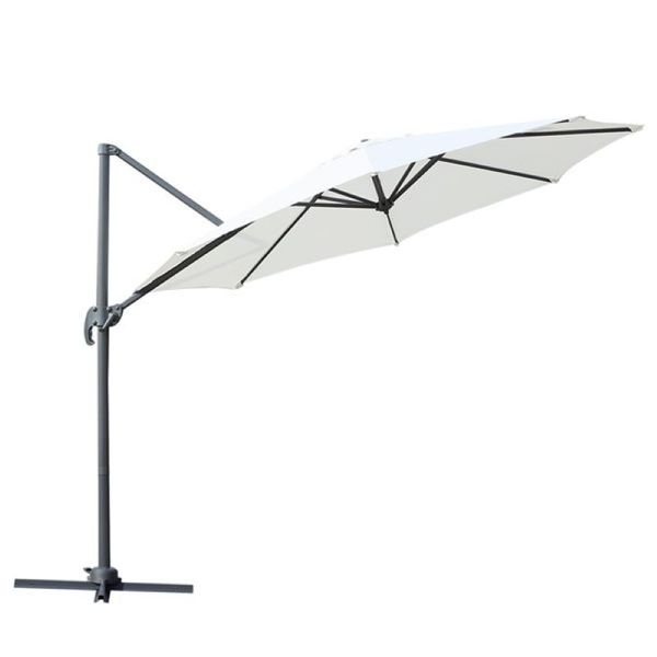 Perfect Garden white Umbrella, for your outdoors, pool, patio sun shade