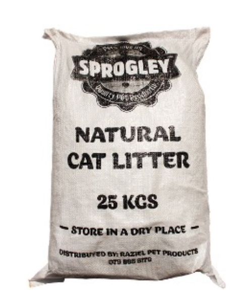 Sprogley Natural Cat Litter 25kg