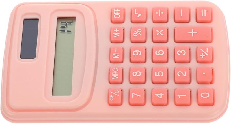 Portable Calculator Solar Desk Calculator School Supplies for Students