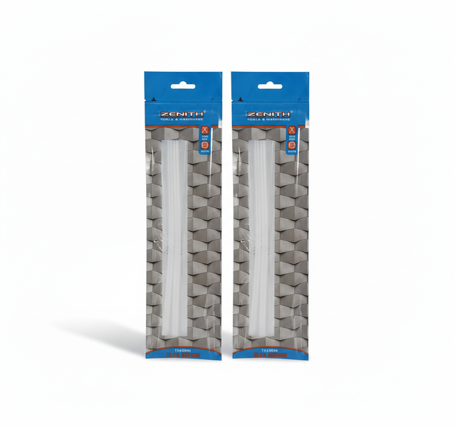 Zenith Hot Melt Glue Sticks 7.2mm x 300mm, 10 Piece Pack - 2 Pack