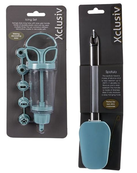 Icing Set Carded + Silicone Spatula