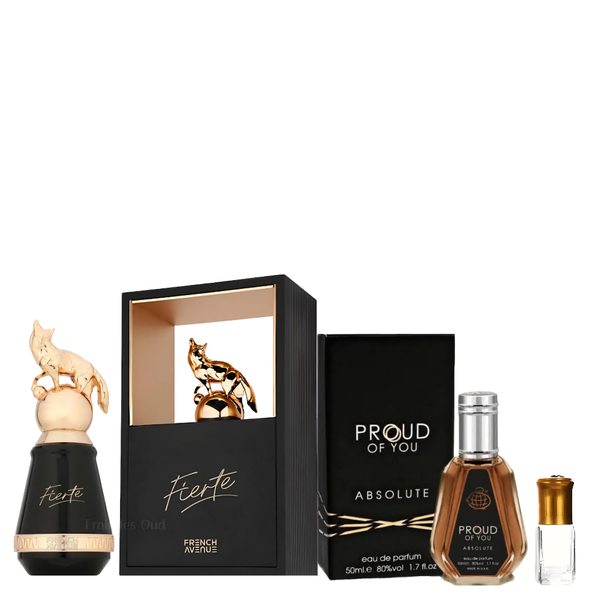 Fierte EDP 80ml + Proud of you Absolute 50ml with Perfume Oil