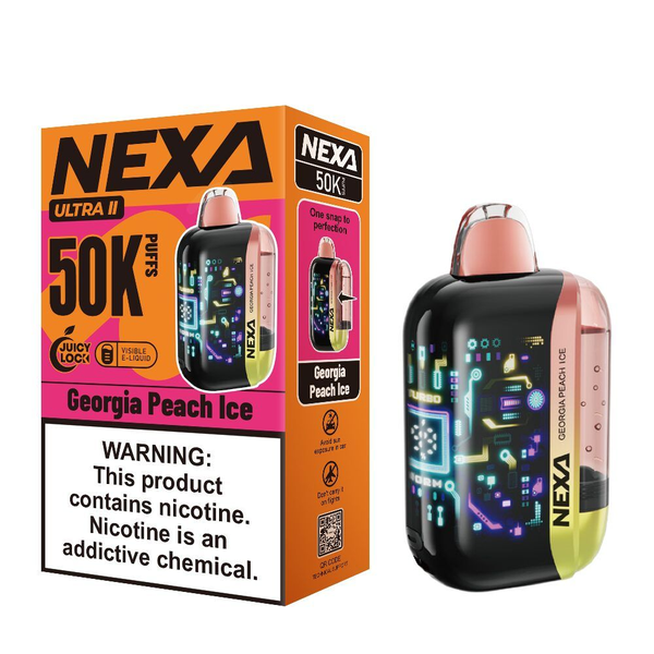 NEXA Ultra 50K Disposable Vape - Georgia Peach Ice