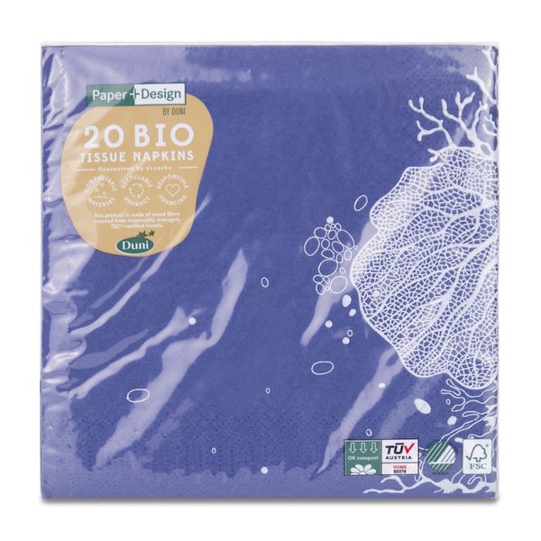 Paper + Design - Napkins - Coral - 33cm x 33xm - Pack of 20