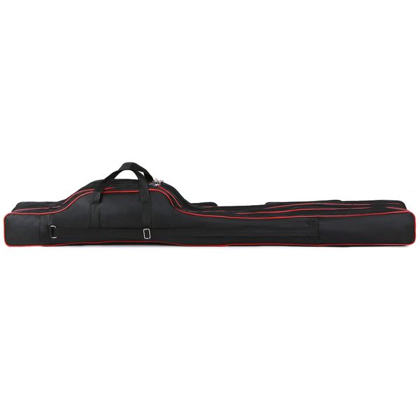 Camping Double Layer Fishing Rod Tackle Carrier Bag-120cm