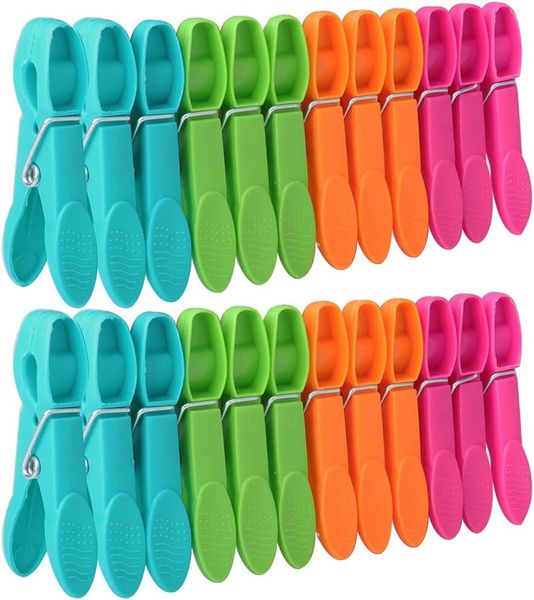 Colored Plastic Clothespins For Hanging Clothes,Crafts &amp; Food Packaging