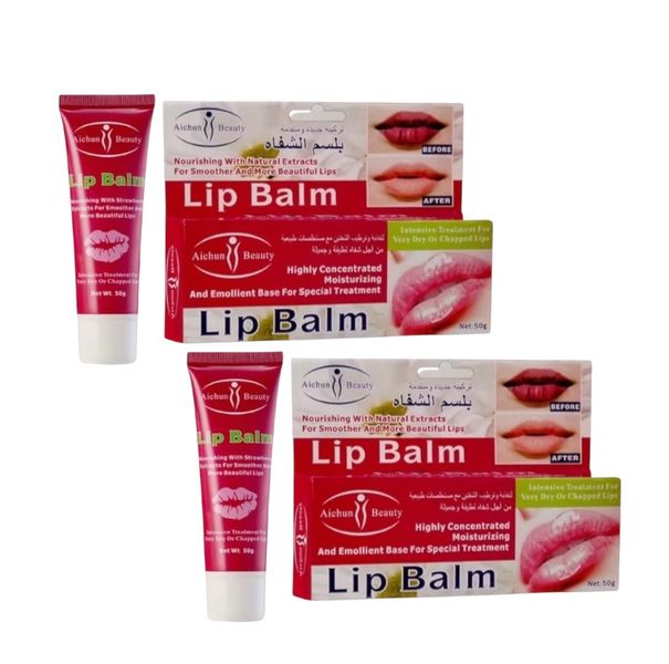 2 -Pack Fruity Lip Balm Natural Moisturizing Lip Stick
