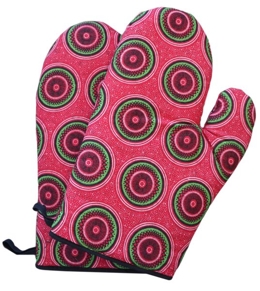 Pair of Unique Oven Mitts