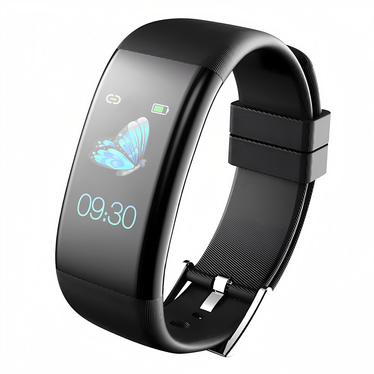 Multi-function Sports Watch Bracelet Style Color Screen Waterproof Black