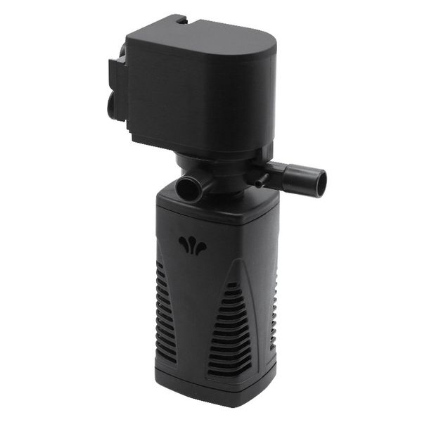 3-in-1 Internal Aquarium Filter 8W 600L/H Fish Tank Pump IPF-360