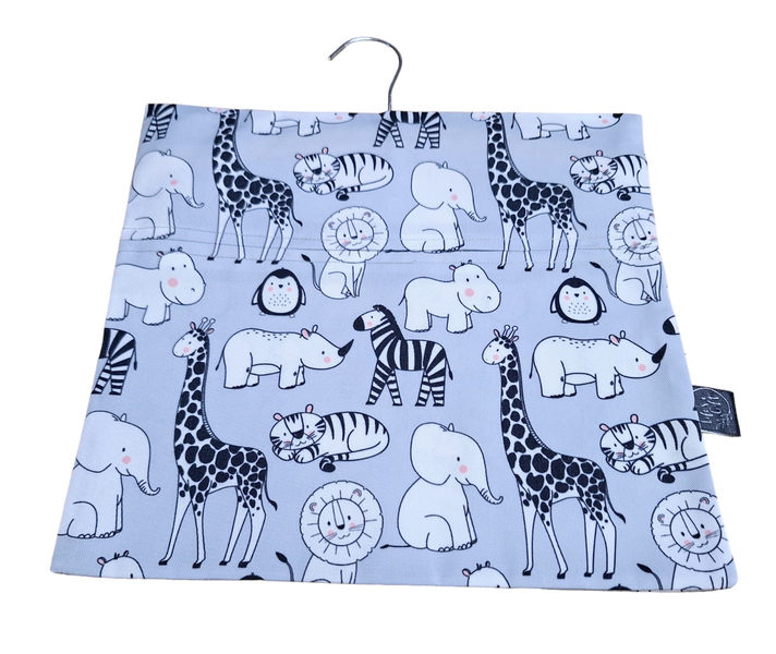 Laundry Peg Bag - Baby Wild Animals