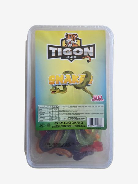 Tigon Snake - Assorted Flavoured Sweet Gummies - 60 Pieces