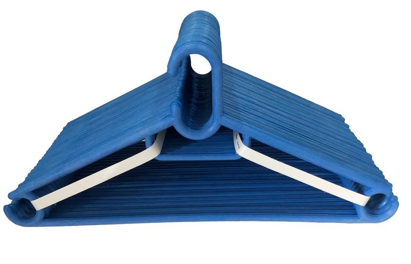 Adult Clothing Hangers Blue- 25 Pieces