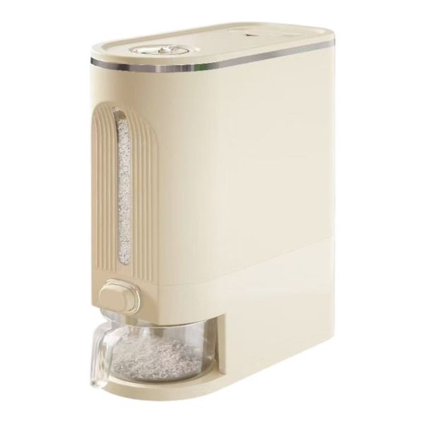10kg Rice Dispenser with Measuring Cup Airtight Food Storage Container