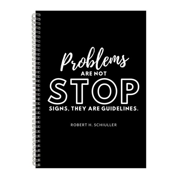 Stop A4 Notebook Spiral Lined Motivational Sayings Graphic Notepad Gift 160