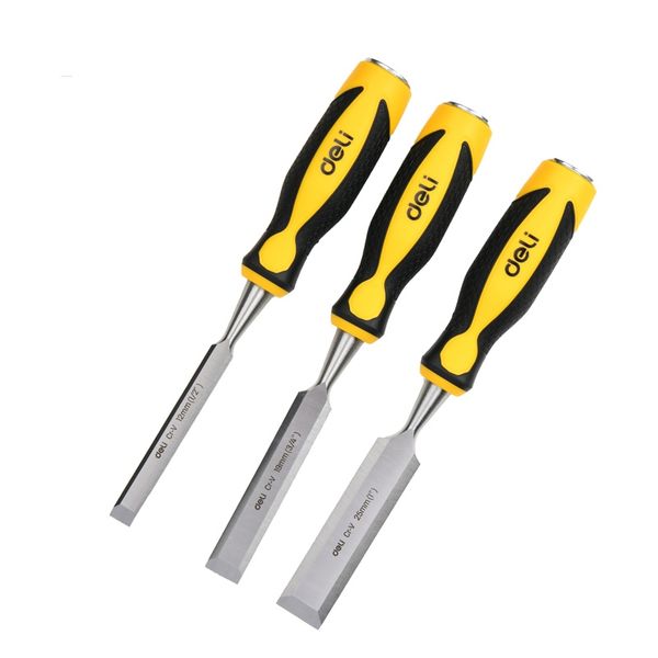 Deli 3-Piece Wood Chisel Set