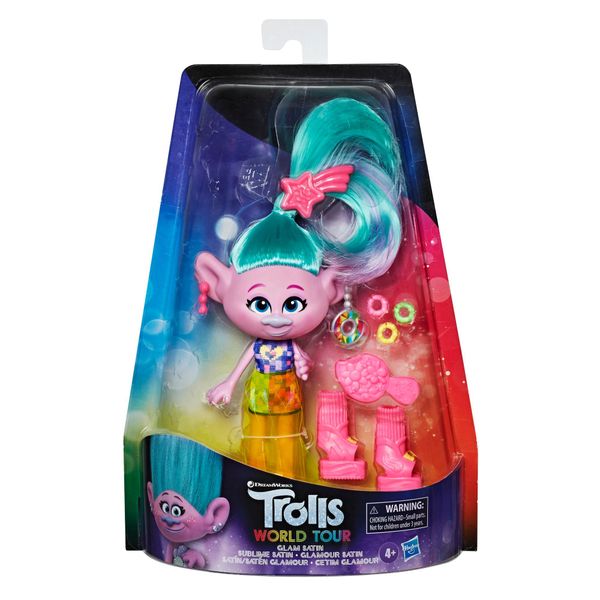 DreamWorks Trolls Glam Satin Deluxe Fashion Doll 63298