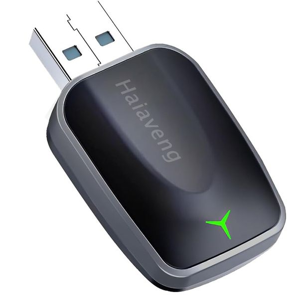 Dual Apple &amp; Android Auto CarPlay Wireless USB Adapter