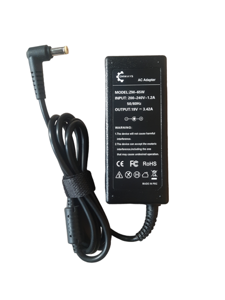 Comways - Replacement Charger For Acer Aspire 19V 3.42A 65W - 5.5mm x 1.7mm