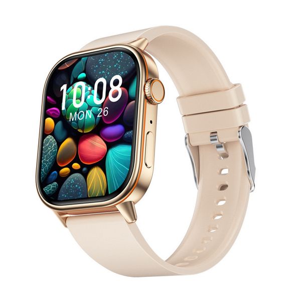 Silver QX17 GPS Smartwatch BT Call Heart Rate Compass