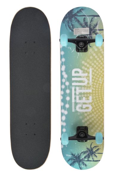 GetUp KickFlip Skateboard - 7.75" x 31.5" - 7 Ply Canadian Maple