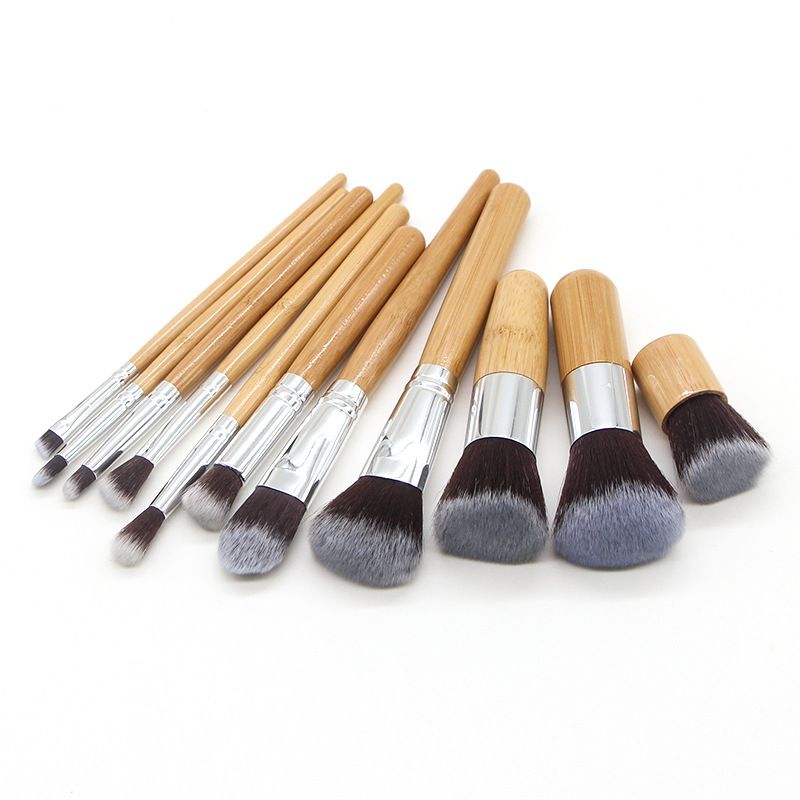 1 Piece Bamboo Handled Style Professional Makeup Brush Cosmetic Set ...