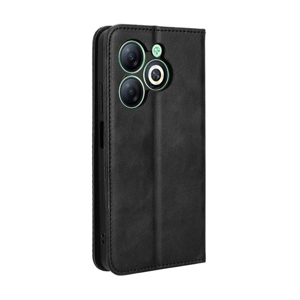 Magnetic Buckle Retro Patterned Leather Case For Infinix Note 50 Pro 4G