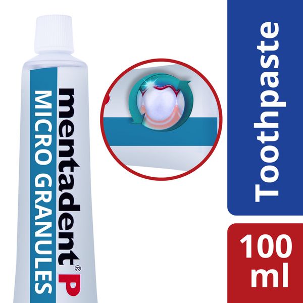 Mentadent P Micro Granules Fluoride Toothpaste 100ml