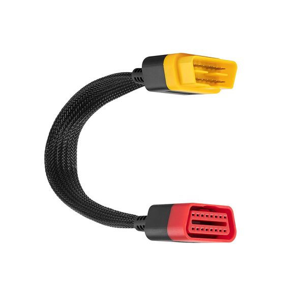 High Quality OBD2 Extension Cable Waterproof (1 Black)