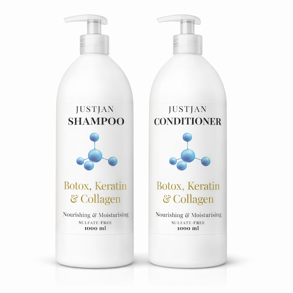 Botox, Keratin & Collagen Shampoo & Conditioner Set - 1L + 1L