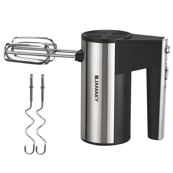 JAMAKY Multifunctional Electric Hand Mixer 500W 5 Speed Adjustment