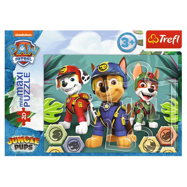 Puzzles - "20 Mini Maxi" - Happy Dogs, Viacom Paw Patrol