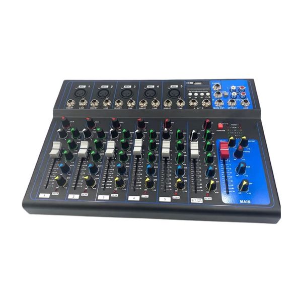 7 Channel Mixing Professional Audio Mixer