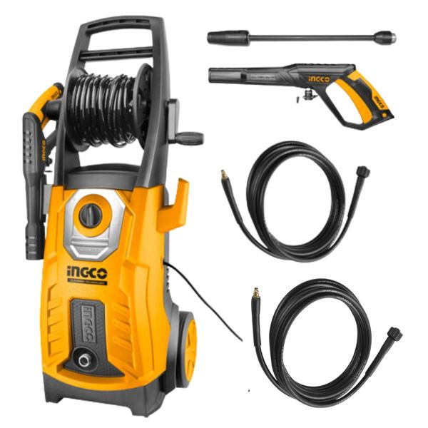 Ingco - High Pressure Washer (2500W) with Quick Connect Hose (5 Meters)