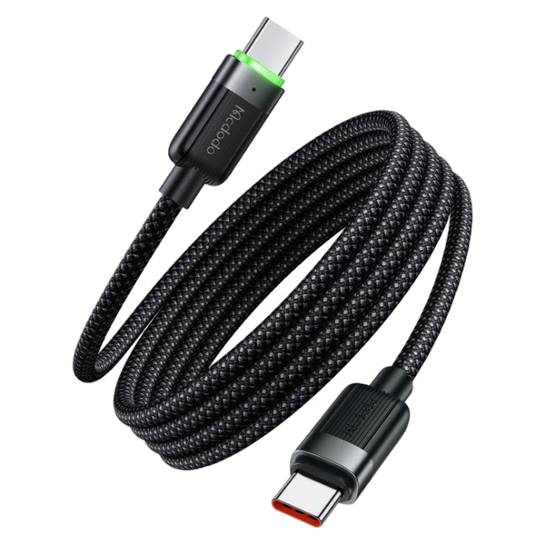 Mcdodo 60W Self-Winding Coiled USB-C Cable | Fast Charging USB-C to USB-C