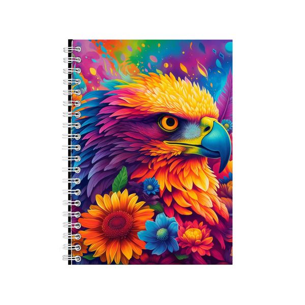 Falcon Sunflowers Hydrangeas Neon Notebook Gift Idea A4 Notepad Pad 74