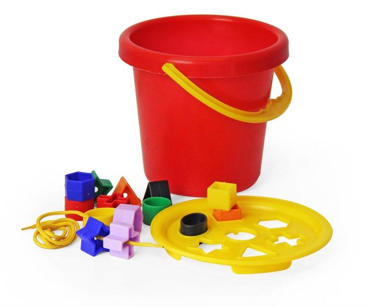 Sort &amp; Play Lid &amp; Shapes with Bucket