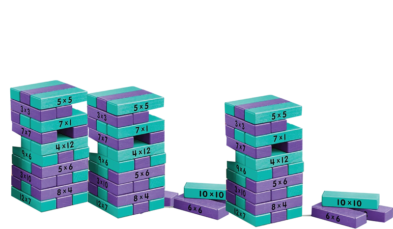 Multiplicaction tower of math game