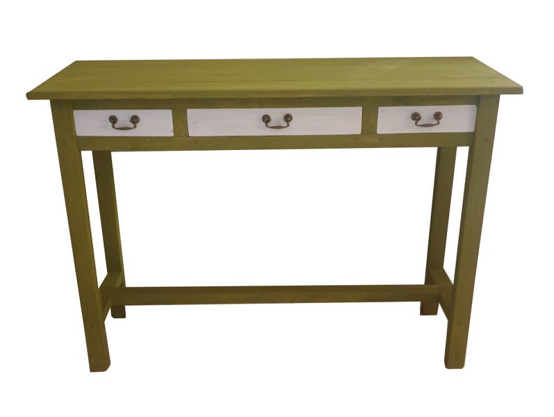 GC Julius Hallway/Entrance Server, Handcrafted from Reclaimed Wood 3 Drawer