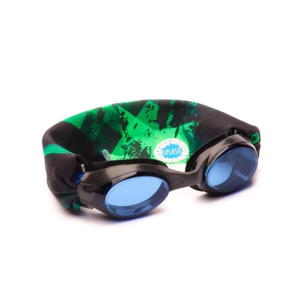Splash Place Tangle-free Swim Goggles - Green Fusion Material Strap