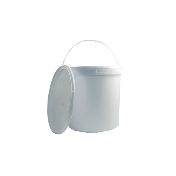 Plastic Bucket with Lid - 10lt - 10 Pack