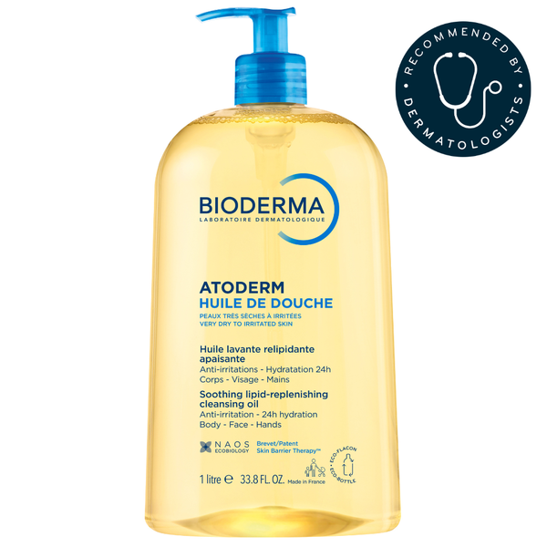 BIODERMA Atoderm Shower Oil Cleanser for Dry Itchy Sensitive Skin 1L