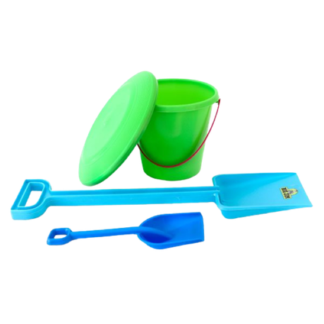 Kids bucket store and spade set