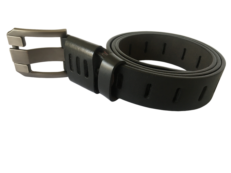 Men Casual Bonded Leather Pin Buckle Belt
