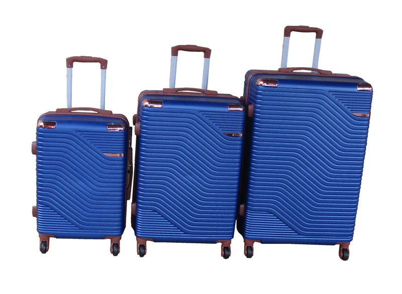 Luggage Set-Durable, Lightweight, Spinner Wheels, Telescoping Handle - 3-Piece
