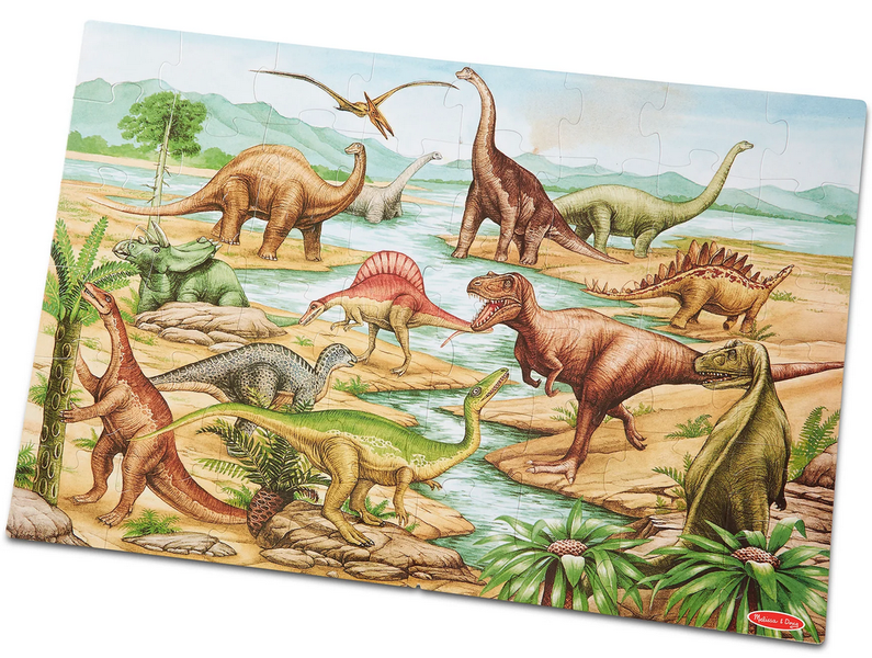 Melissa &amp; Doug Dinosaurs Floor Puzzle (48 Piece)